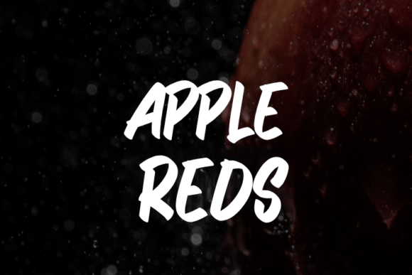 Apple Reds: A Versatile Script Font for Digital Design