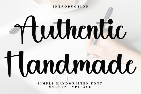Authentic Handmade Font for Web Design