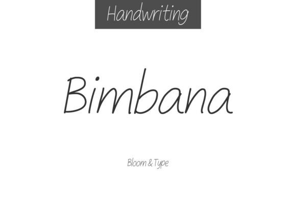 Bimbana: The Handwritten Font That Elevates Campaigns