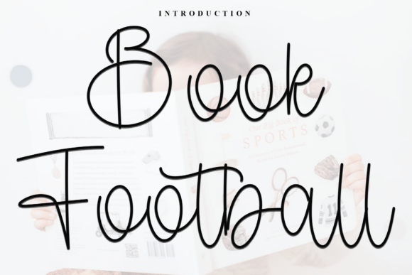 Book Football: A Festive Font for Crafters