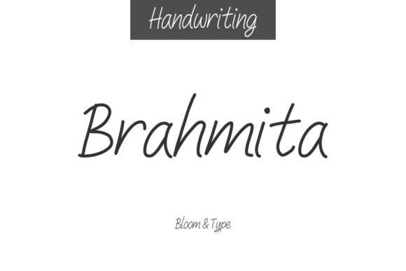 Brahmita: A Handwritten Font for Editorial Design