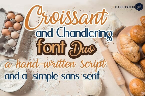 Croissant and Chandlering Duo Font Review