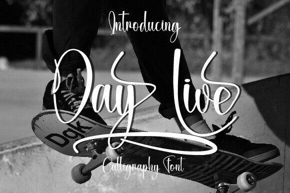 Day Live Font: Elegant Script for Editorial Design