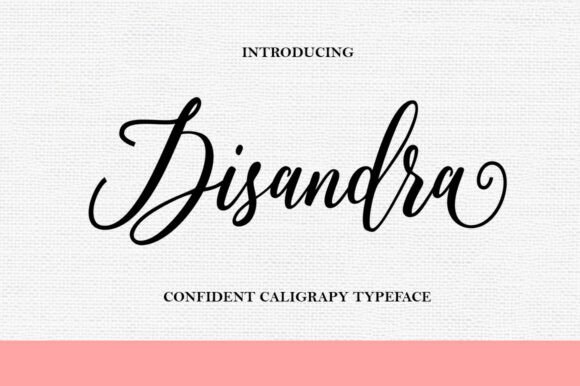 Disandra Font: Elegant Script for Editorial Design