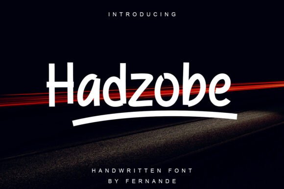 Hadzobe: The Handwritten Typeface for Bold Marketing