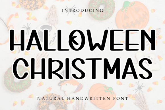 Halloween Christmas Font for Makers