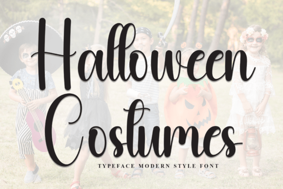 Halloween Costumes Font for Makers