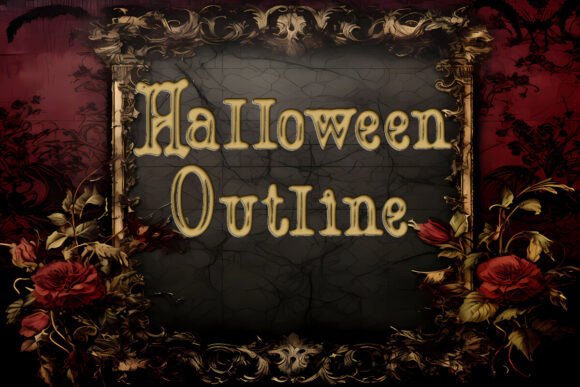 Halloween Outline Font for Bold Campaigns