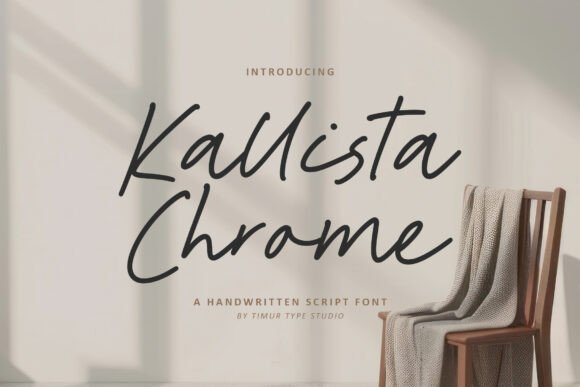 Kallista Chrome: The Script Font That Elevates Campaigns