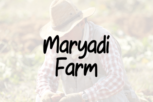 Maryadi Farm Font for Web Designers