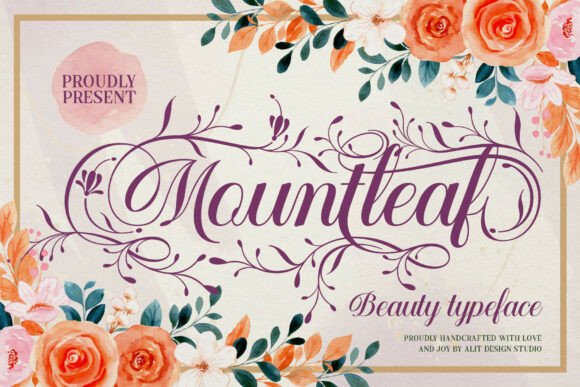 Mountleaf: A Graceful Script Font for Editorial Design