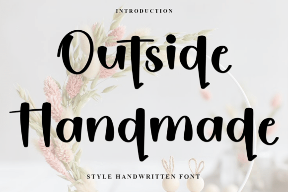 Outside Handmade: A Warm Script Font for Editors
