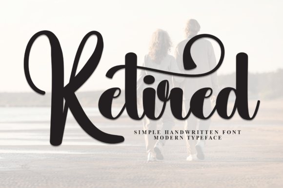 Retired Typeface: Elevating Brand Identity with Script Elegance