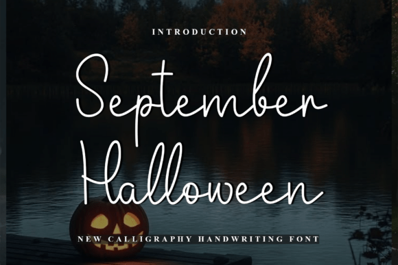 September Halloween Typeface for Editorial Design