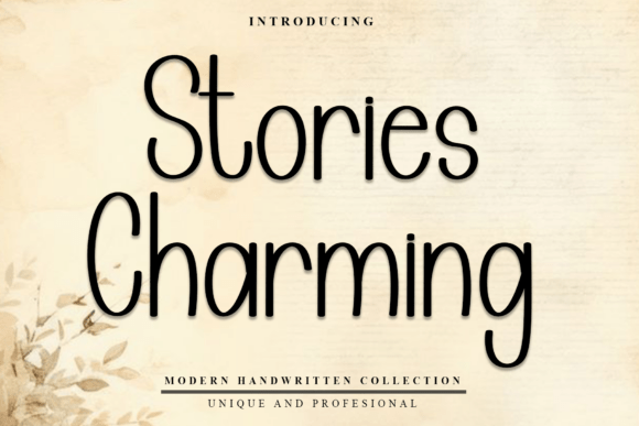 Stories Charming: A Festive Typeface for Small Business Branding