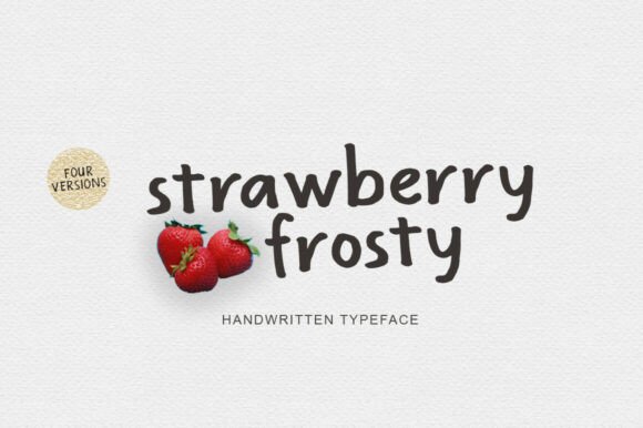 Strawberry Frosty: A Playful Web Font Review