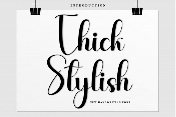 Thick Stylish Font Review for Web Designers