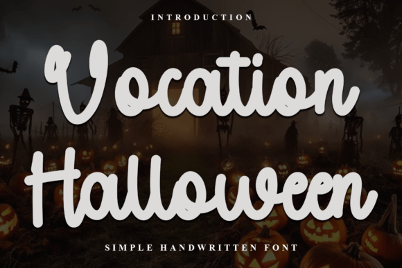 Vocation Halloween Font for Bold Campaigns