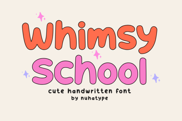 Whimsy School: A Handwritten Font for Branding